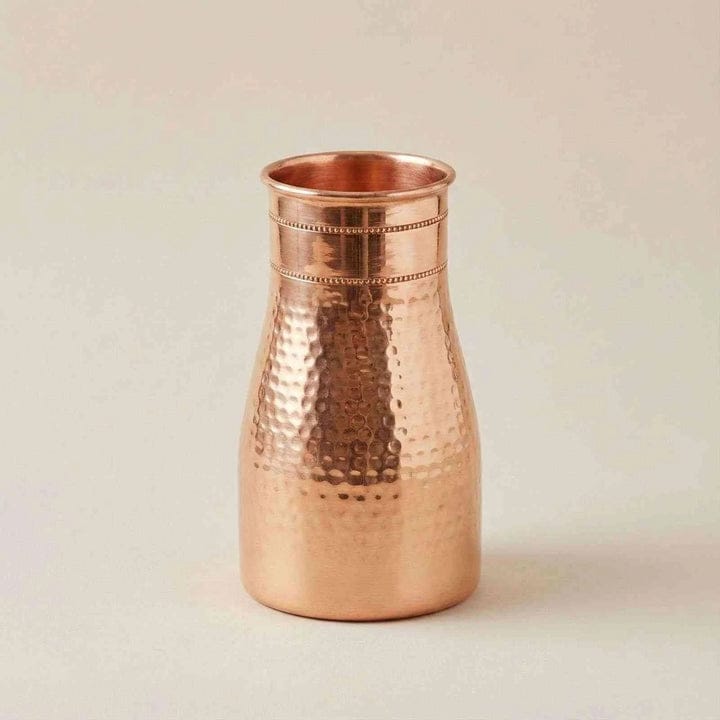 Pure Copper Bedside Carafe | Premium Copper Water Carafe